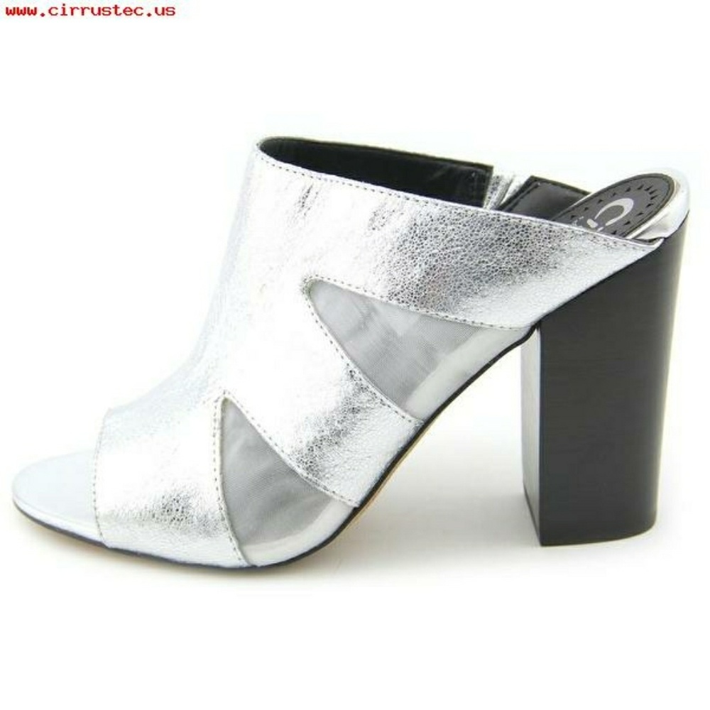 🚫SOLD🚫 Sam Edelman Metallic Slip On Heels - Picture 3 of 7